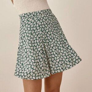 Reformation Midori flounce skirt (NWT, size 6)